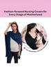 Multi-functional Nursing & Stroller Cover - Breastfeeding Shawl & Care Cape for Mom & Baby