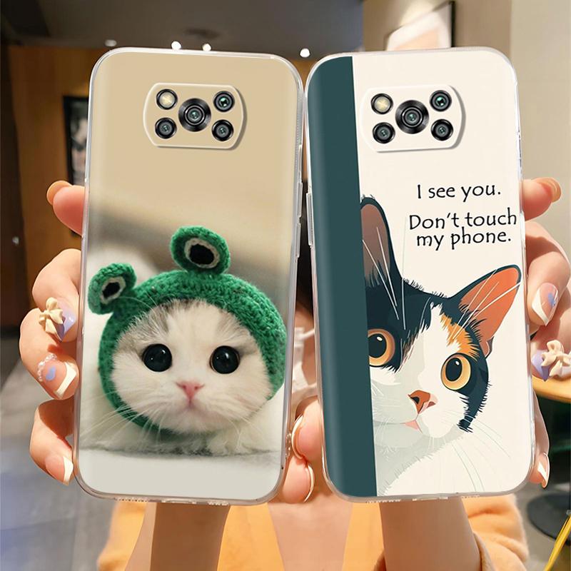 Ударопрочный чехол для Xiaomi POCO X3 Pro с рисунком животных, мягкий прозрачный силиконовый задний чехол для телефона Poco X 3 Pro X3 NFC PocoX3 Coque