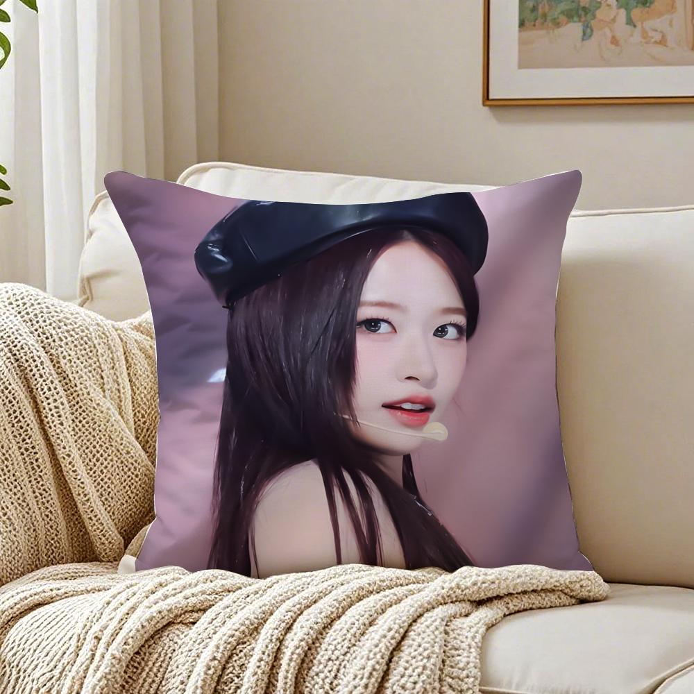 Idol Kpop An Yujin Cushion Cover Pillowcase Antidustmite living Room Sofa Decor Cushion Room