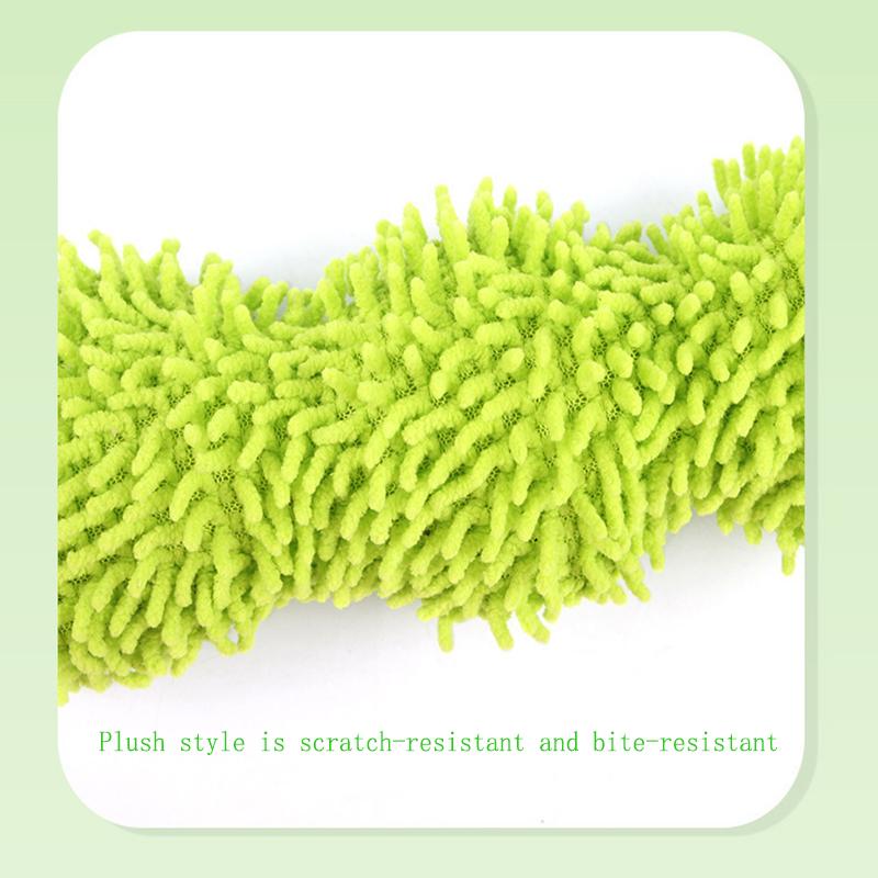 Плюшевая игрушка-кошка, питомец, забавная кошка для снятия скуки, интерактивная, устойчивая к царапинам и укусам, зеленая игрушка-животное