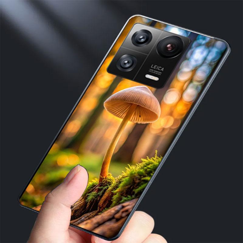 Fungal Aesthetics Phone Case For Xiaomi Poco F7 Ultra X7 X6 M8 M7 M6 M4 M3 Pro X4 Mi 15 15T 14 14T 12T 12S 10T Pro 12 11 Lite Co