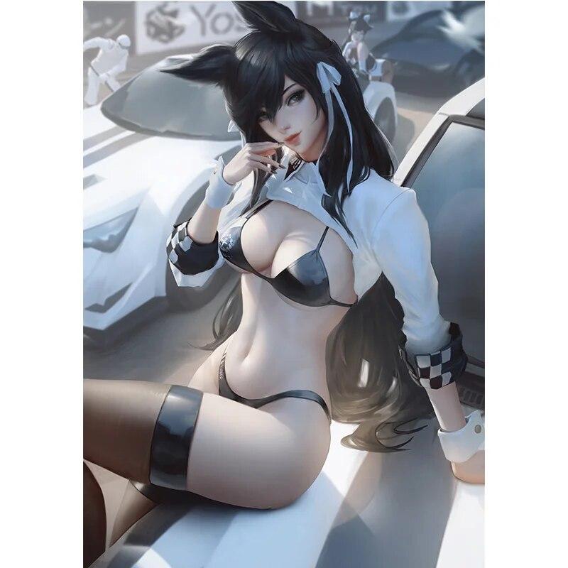 Print Canvas Video Games Hinata Sakura Nude Sexy Girl Art Living Room Bedroom Home Decor Picture
