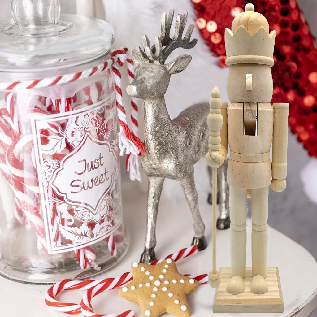 38см DIY Орехокол Король Солдат Украшение - Креативный Подарочный Предмет