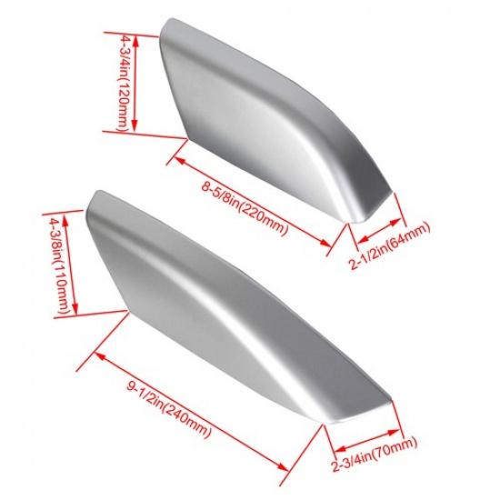 Fit For Toyota 4runner N210 2003-2009 Silver Roof Rails Rack End Cover Shell