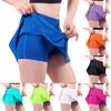 Women Skirt Elastic Yoga Culottes For Women Athletic Shorts Lightweight High Waist Skinny Solid Joggers