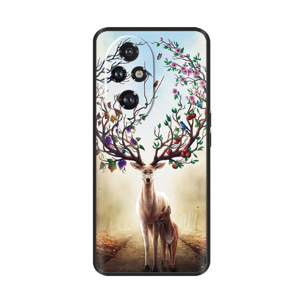 For Honor 200 Pro Case Soft Silicone Luxury Painted Back Cover For Honor200 Honor 200 Pro Cases 200pro Shockproof Bumper Shell