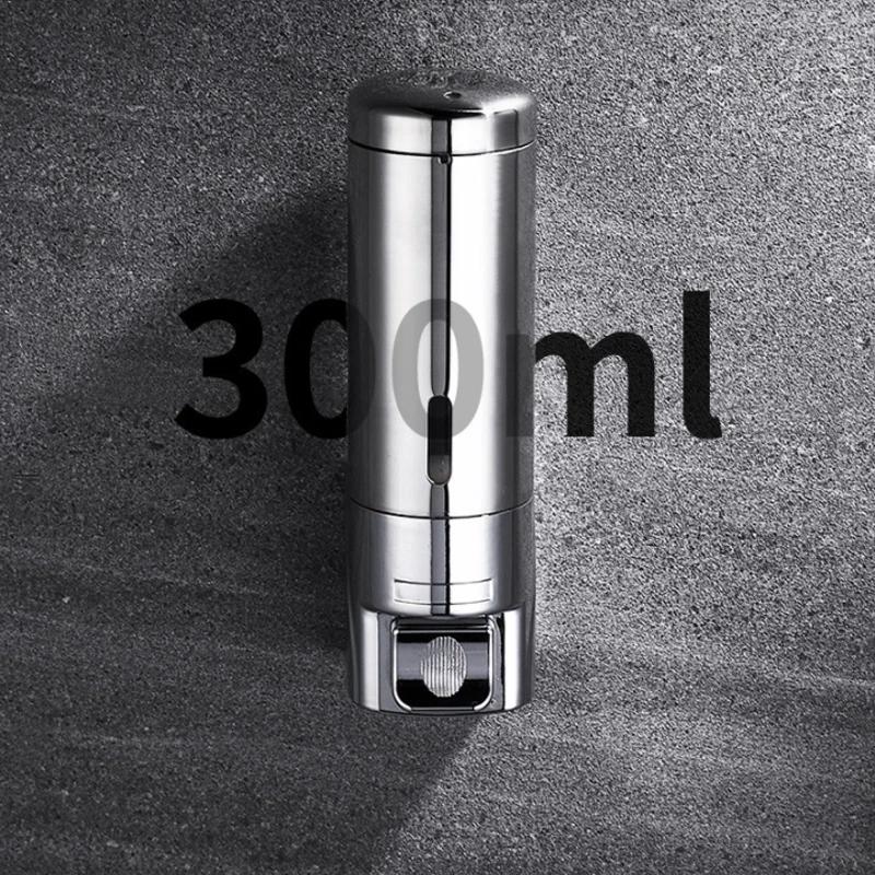 Ручной пресс для мыла из нержавеющей стали, дозатор для мыла, дезинфицирующее средство для рук, шампунь для ванной комнаты, настенное крепление для душа, аксессуары для ванной комнаты и кухни