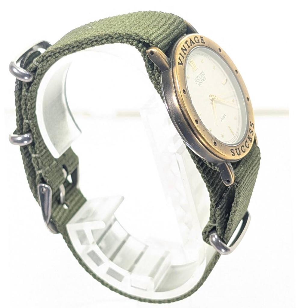 SEIKO ALBA SUCCESS Винтажные Мужские Часы на Батарейке с Замененным Ремешком, X-16