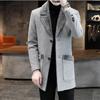 Autumn And Winter Fur Integrated Men's Coat And Coat