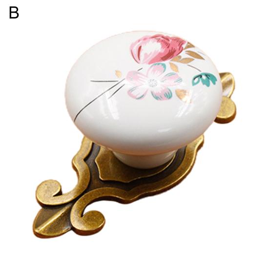 Ручка ящика, утолщение, удобная сенсорная круглая керамическая ручка для шкафа, дверная ручка, мебель