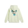 Li Ning Badfive Letter Print Pullover Hoodie Men Sweatshirts Jade-Green AWDU085-5