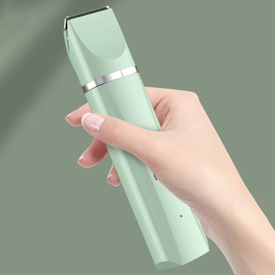 1 Set Cat Hair Trimmer Quiet Cordless Handheld Dog Shaver Clipper USB Charging 4-in-1 Electric Pet Grooming Kit with 4 Blade for Long Hair Pets