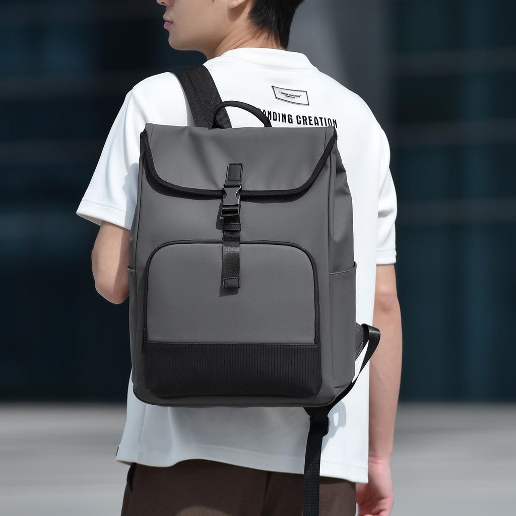 2026 New Business Laptop Backpack Men Waterproof Large Capacity Travel Daypack Oxford Commuter Bookbag