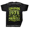 Novelty Vintage 1978 Funny 47 Years Old 47th Tee Tops Round Neck Short-Sleeve Fashion Tshirt Clothing Casual Basic T-shirts