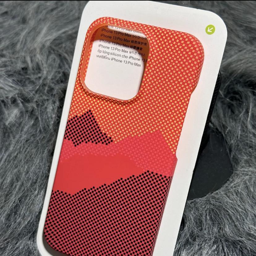 Керамический карбоновый чехол с текстурой кевлара для iPhone 17 Pro Max, защитная накладка Apple 16 с ощущением кожи.