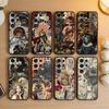 Темный Орнаментальный Коллаж Чехол для Телефона Для Samsung S26,S25,S24,S23,S22,S21,S20,S30,Ultra,Plus,Fe,Note,5G Черный Чехол