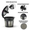Coffee Capsules Cup Refillable Reusable Coffee Capsule Pods Integrated Design Stainless Steel Mesh Strainer Replacement for Keurig 2.0 and 1.0