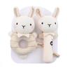 Shinse Plush Rattle Baby Toy Rattle Ring Stick Cute Cloth Toy 3 Months Old and Up Organic Cotton Popular Baby Gift Educational Toy Newborn Children
