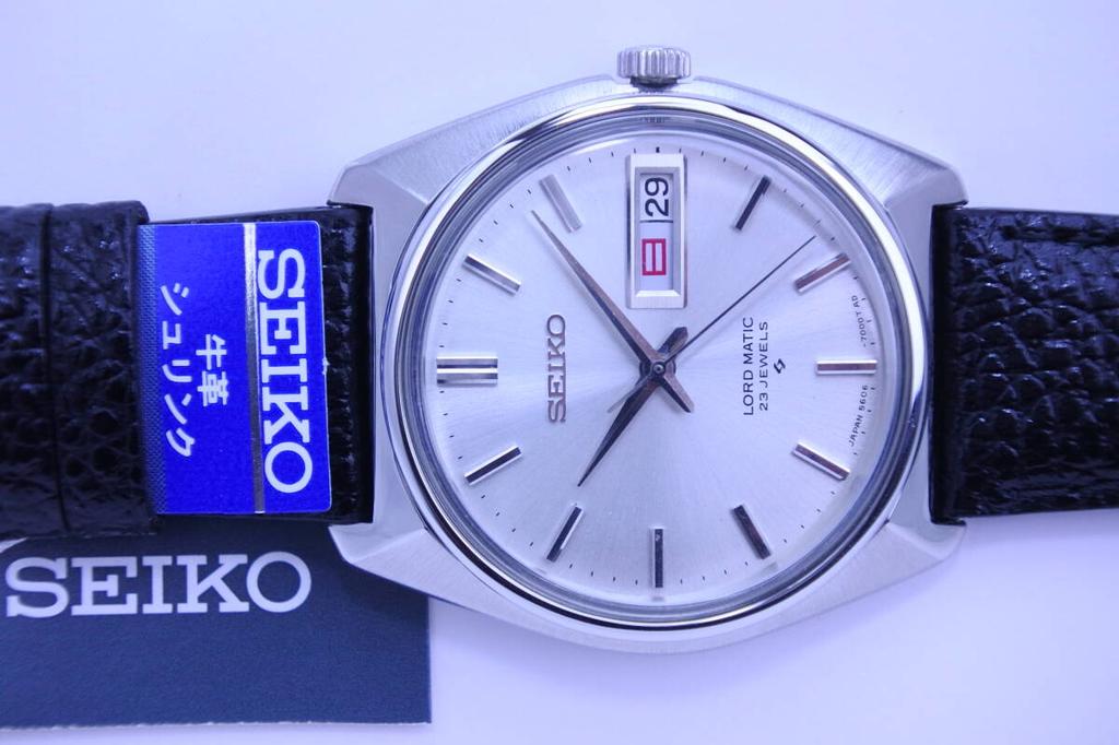 1967 Декабрь Модель SEIKO Lord Matic 23 Ранняя Модель без LM Автоматические Состояние Mint Чрезвычайно Камни, Метка, Мужские Часы