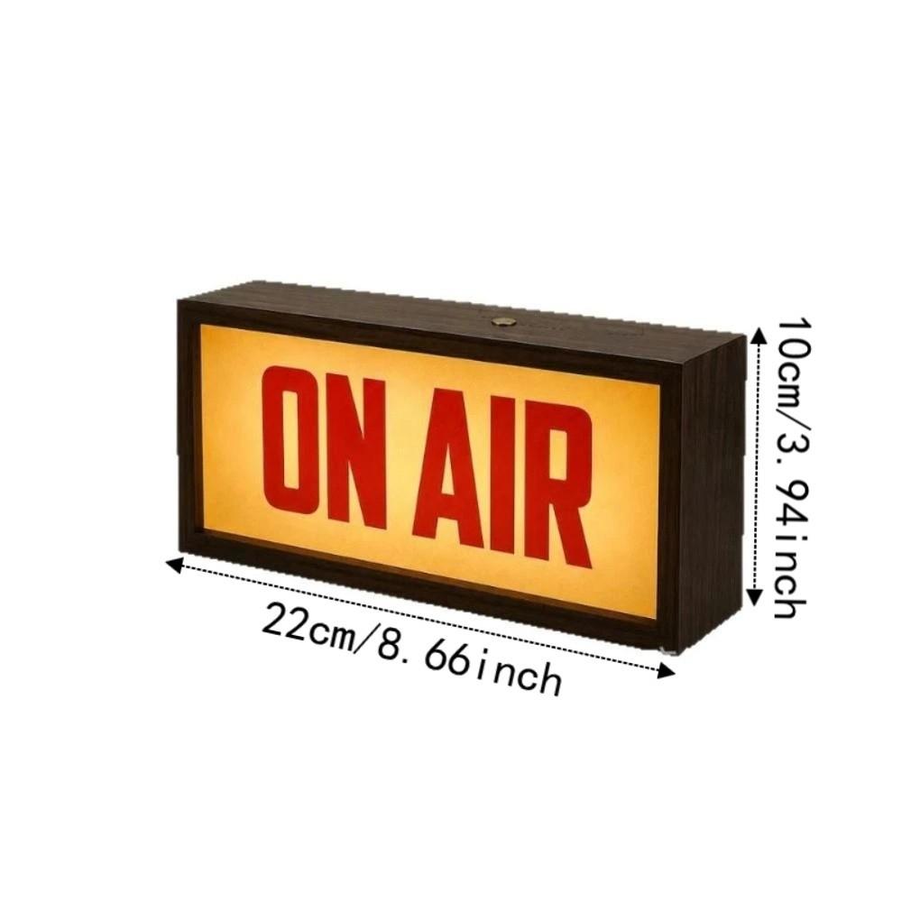 Световой индикатор «В эфире» (ON AIR) на подставке для стола Предупреждающий индикатор для записи Домашняя студия