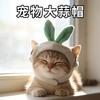 Новая кошачья шапка собачья шляпа забавная декорация для питомца шляпа с прорезями для ушей товары для кошек и собак