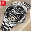 New Watch Fashion Hollow Mechanical Watch Authentic Waterproof Men's Watch Men's Watch