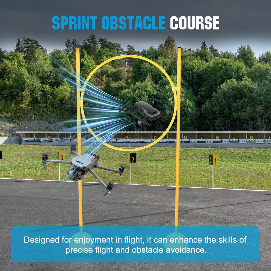 Drone Obstacle Course Kit Easy To Build Drone Race Track Obstacle Kit Drone Racing Obstacle Course for Beginners Adults