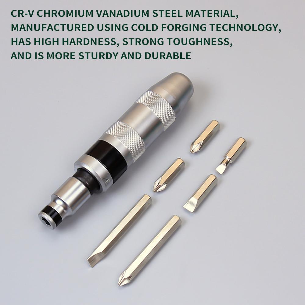 Ручной ударный шуруповерт 8 шт. Набор для извлечения винтов, ударная отвертка, для удаления поврежденных,