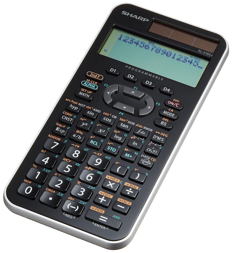 Sharp Programmable Function Calculator Pythagoras 473 Functions EL-5160J-X