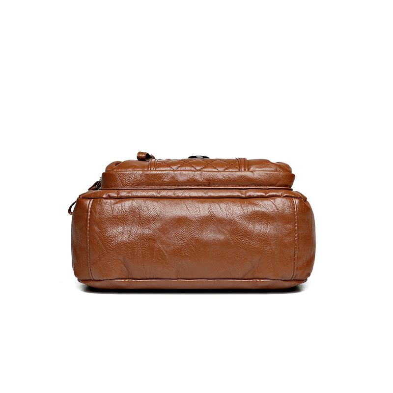 Leather Armpit Bags For Women Shoulder Crossbody Bag Ladies Vintage Underarm Handbags Suitable For Mothers Mom To Use