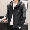 Мужская весна и осень новый тренд свободная универсальная куртка с капюшоном повседневная одежда