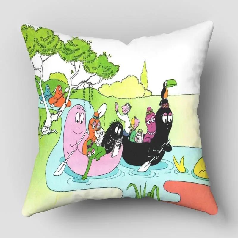 Наволочки Барбапапа Животные Снеговик Принт Наволочка Декоративная Зимняя Праздничная Вечеринка для Дивана