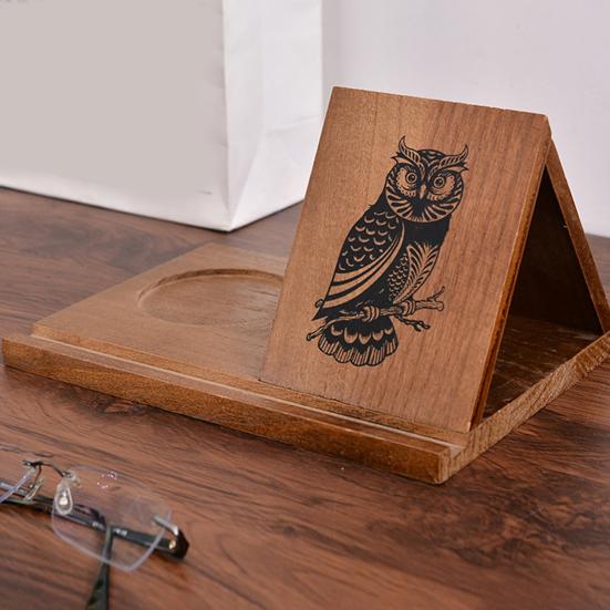 Подставка для книг в форме треугольника, подставка для чтения с держателем для кофейной чашки, органайзер для закладок, настольная подставка для книг, подарок для любителей чтения