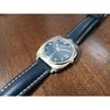 Б/у Эксплуатация начата в 1973 году [SEIKO] Автоматические 17 камней Cross line Синий циферблат