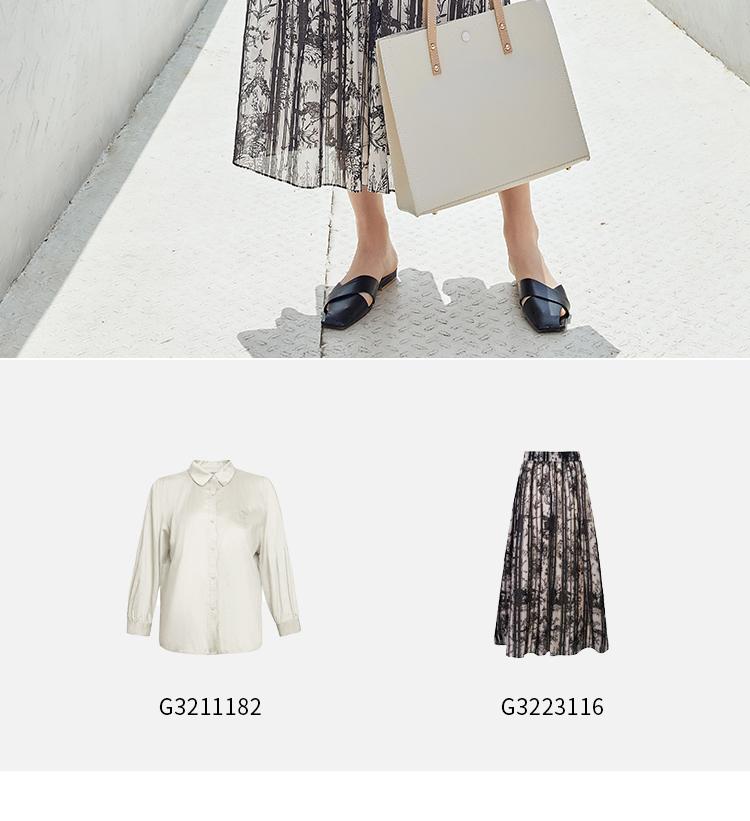 Pure cotton temperament slimming mid length skirt for women in 2026 summer floral skirt, high-end and thin A-line skirt