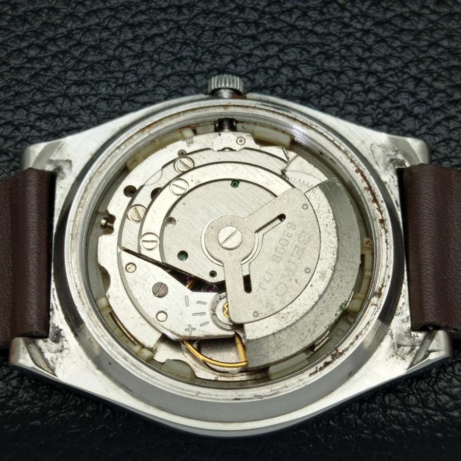 Б/У SEIKO 5 AUTO 6309B ЯПОНИЯ МУЖСКИЕ D/D КОРИЧНЕВЫЕ ЧАСЫ 608a-a315117-2