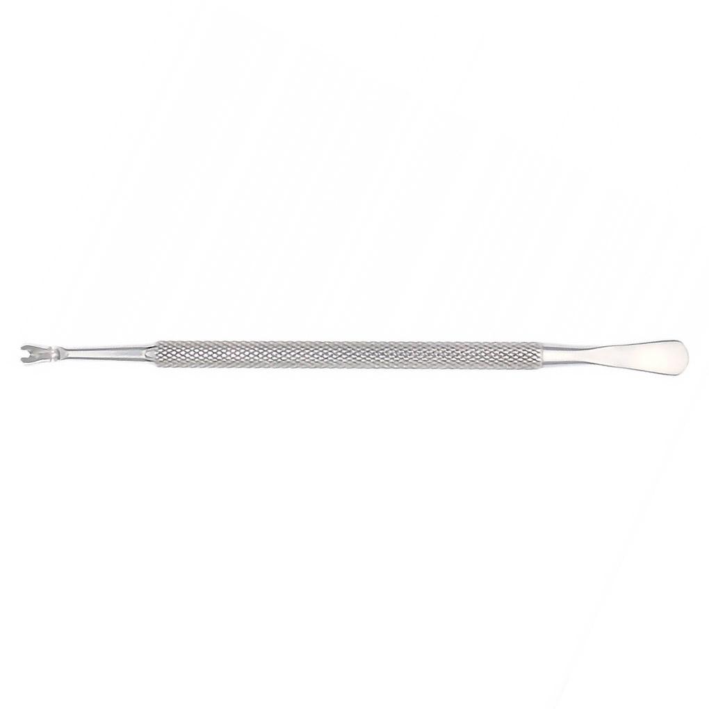 Dual-head Nail Cuticle Pusher Spoon Stainless UV Gel Polish Removal Trimmer Dead Skin Grinding Rod Manicure Tool Dropship