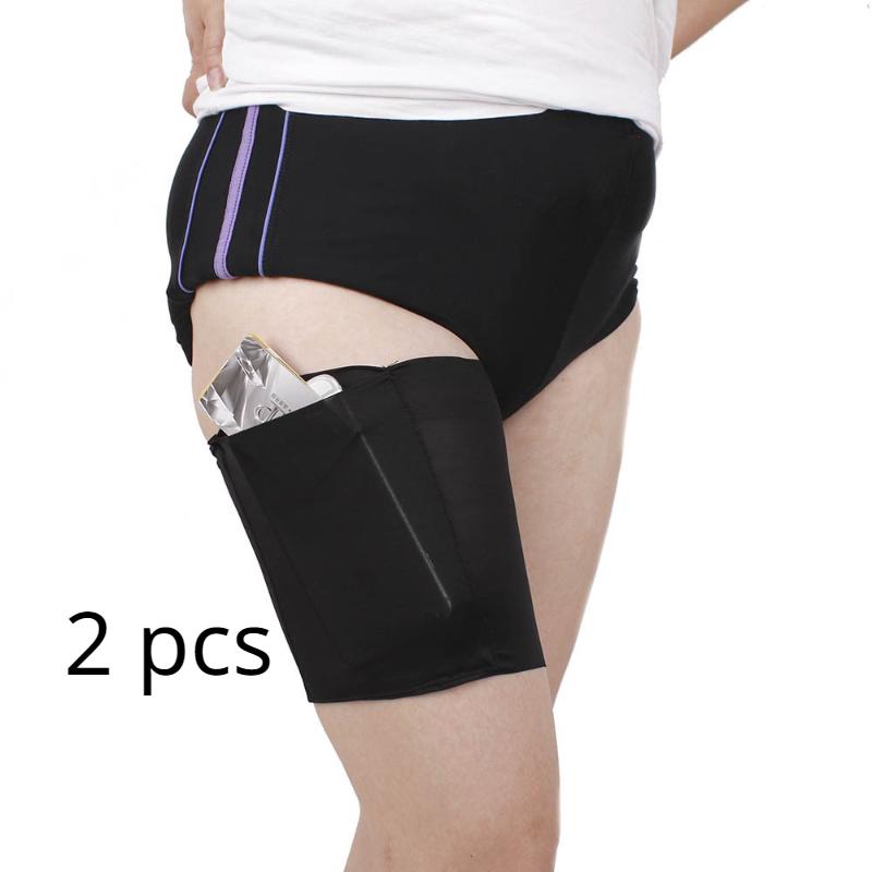 Летние Бандажи от Натирания Бедер с Карманом Эластичные Нескользящие Женские Сексуальные Кружевные Антифрикционные Полоски Модные Гетры Подарки