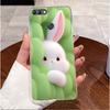 Чехол для Huawei Y9 2018 FLA-LX1 Y9 2018 Чехол Прозрачный Роскошный Милый Сердце Любви Кролик Забавный ТПУ Мягкий Силикон Чехол для Телефона Задняя Крышка