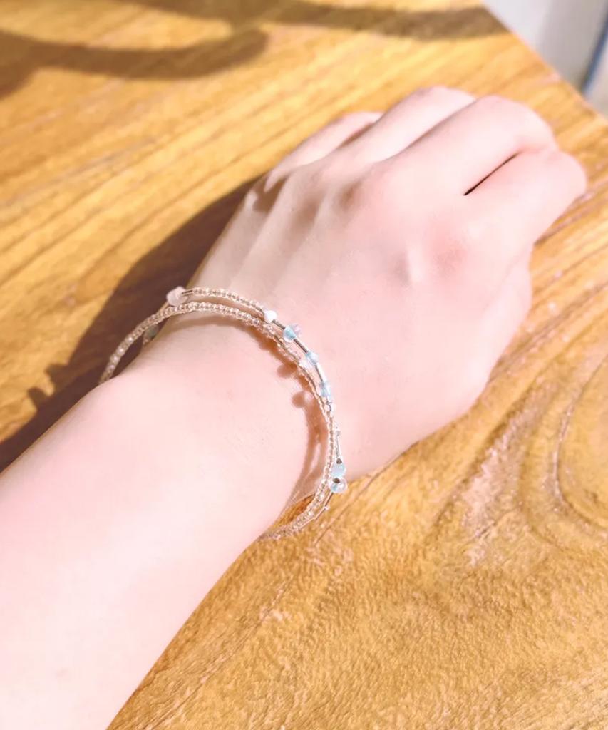 Ожерелье с синими бусинами Iamj Vanilla Blue