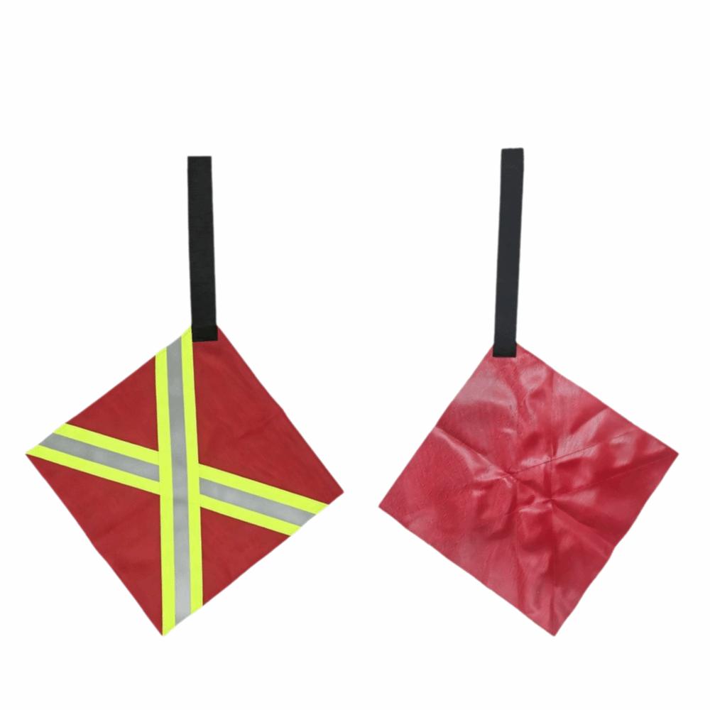 Reflective Strips Safety Travel Flag Red Reflective Safety Flag Kayak Safety Flag Boating Fishing