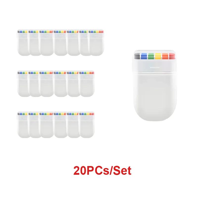 2 шт. Радужные восковые мелки Радужная вечеринка по случаю дня рождения Красочная тематическая вечеринка Аксессуары для вечеринки Семейный костюм для вечеринки Подарок Карманный размер