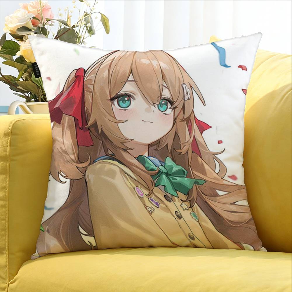 Нейро Сама Vtuber Мир Разные Размеры Квадратная Наволочка Для Автомобиля Дома Спальни Декор