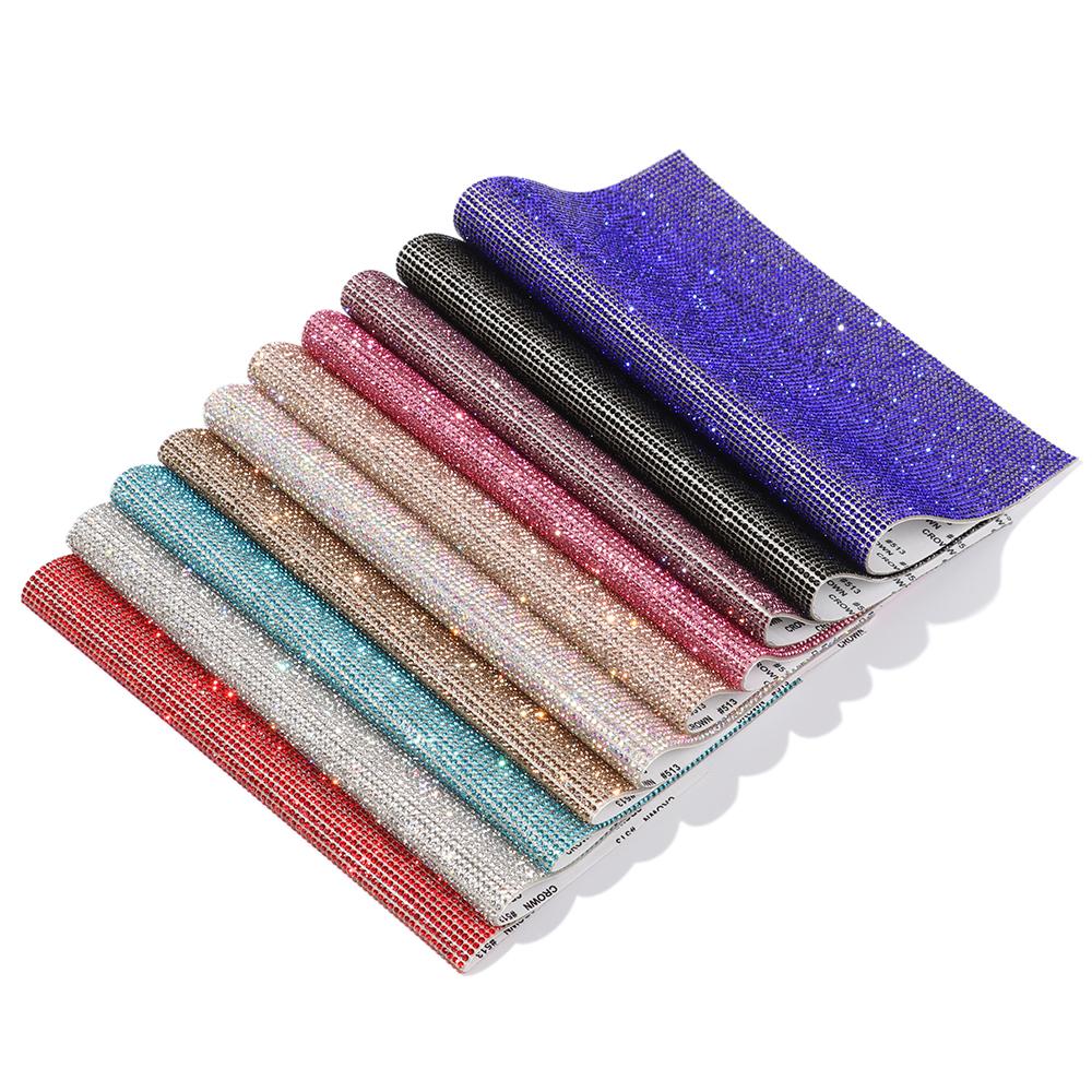 Car Decoration Home Decor Gifts Rhinestone Sheet Crystal Sticker Bling Paster Glitter Trim Applique