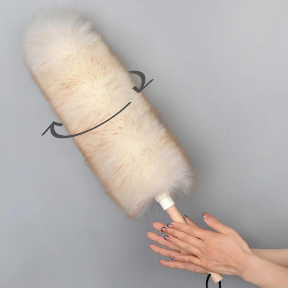 Wool Duster Household Cleaning Dust Duster Brush Car Cleaning Sweeping Dust Home Daily Use Washable Clean Houseware Tools use