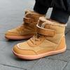 Suitable for small/middle children's wide-foot warm cotton boots for boys and girls barefoot snow boots 2025 winter