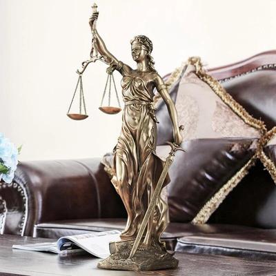 1 шт., статуи Фемиды, ярмарка справедливости, богиня Justitia, скульптура из смолы, украшение для дома, искусство, настольный винный шкаф, дисплей