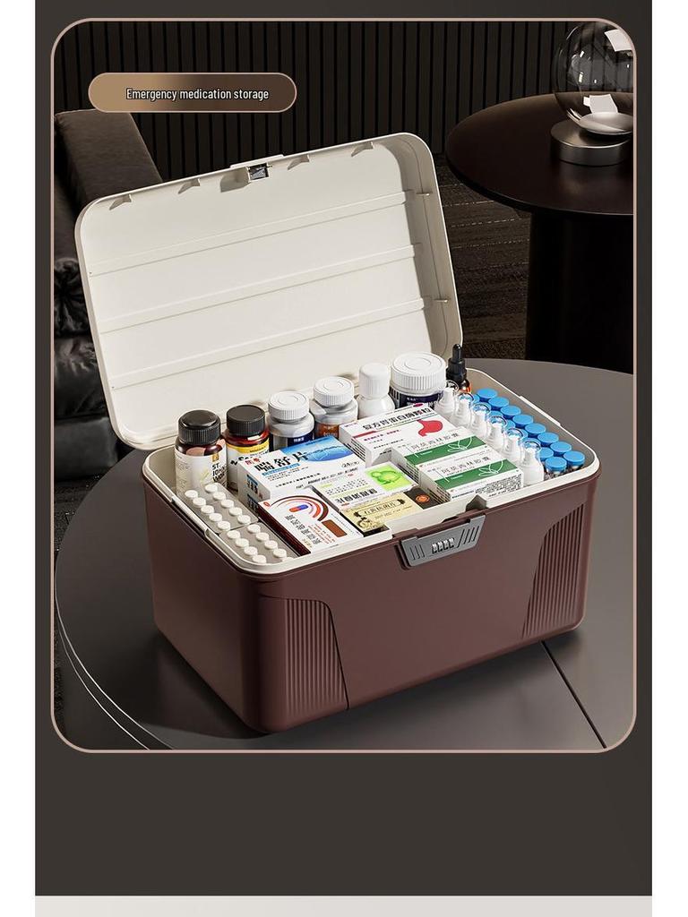 Надежный органайзер для паролей и документов с разделителями - Запираемое хранилище для косметики и автомобильных принадлежностей