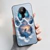 Для Nokia 5.3 INS Эстетичный Черный Для Nokia 5.4/Nokia 3.4 Ударопрочный Желейный Чехол Узор с Кокосовыми Пальмами Защита от Царапин Мягкий Чехол
