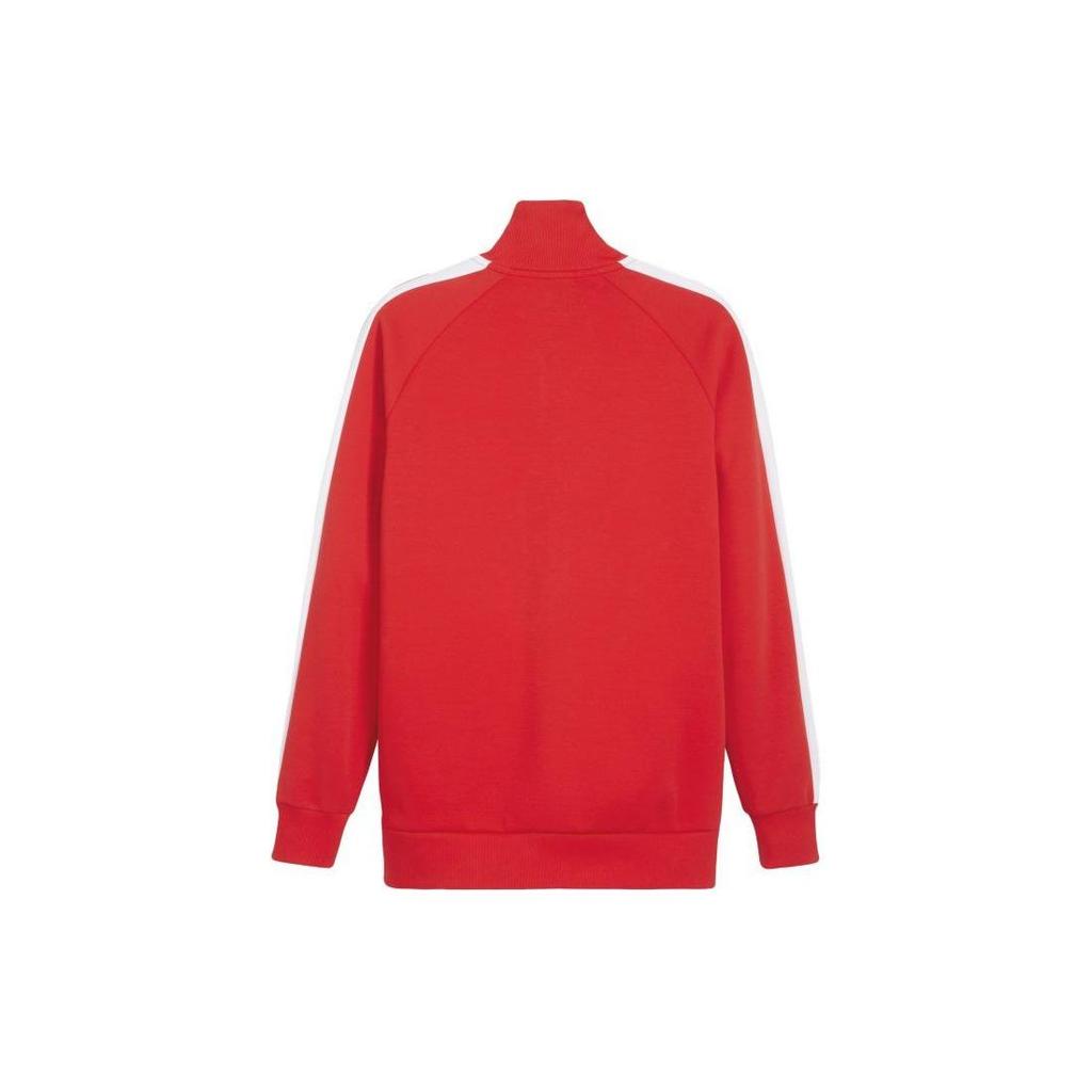 Puma Ferrari Race Iconic T7 Track Jacket With Color Block Design And Stand Collar Men Jackets Red 625198-02